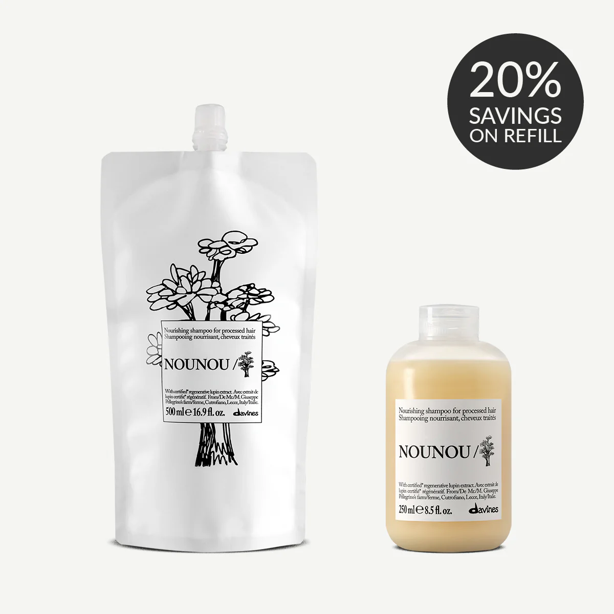 NOUNOU Shampoo Refill Duo