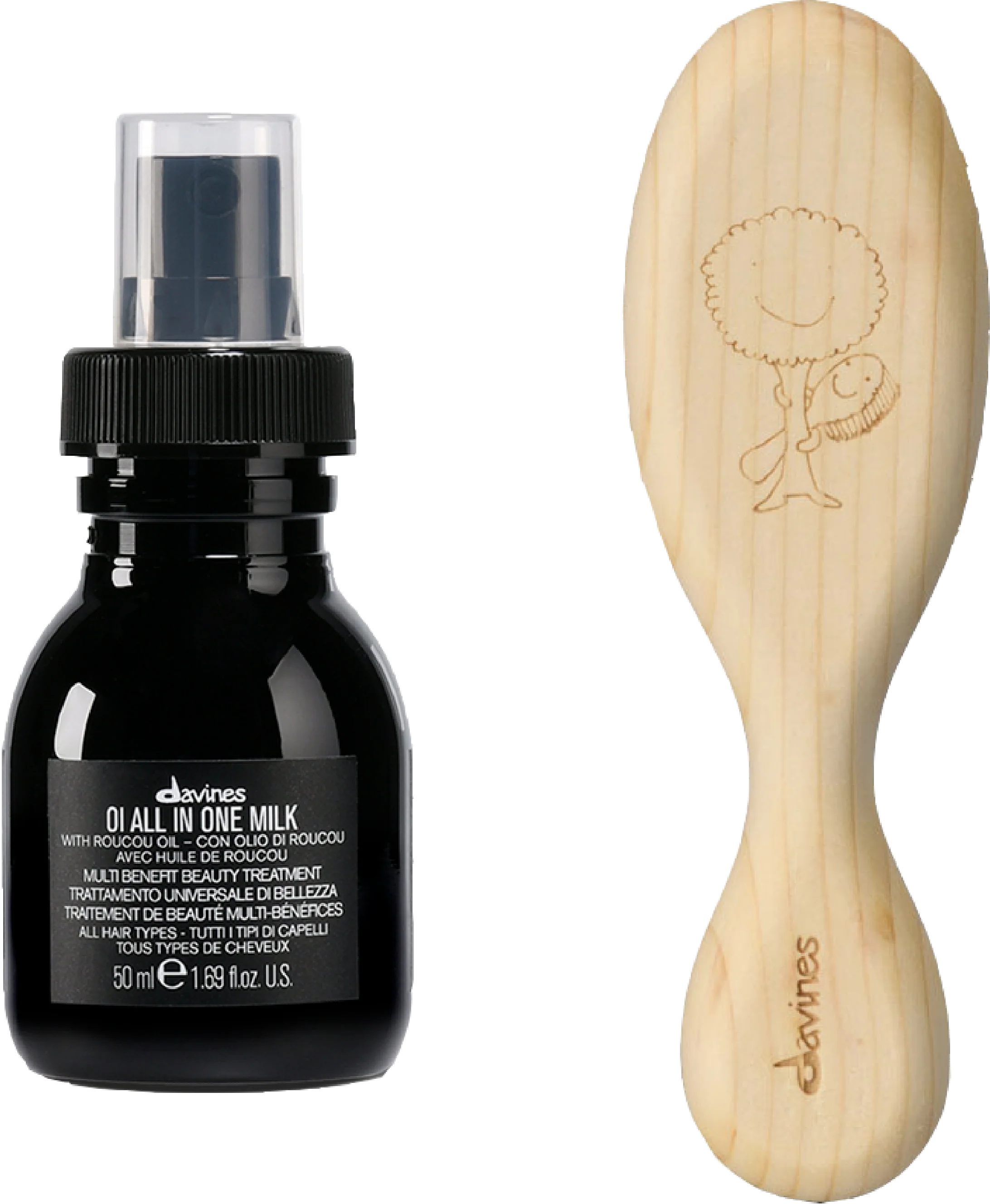 OI All In One Milk + Wooden Brush